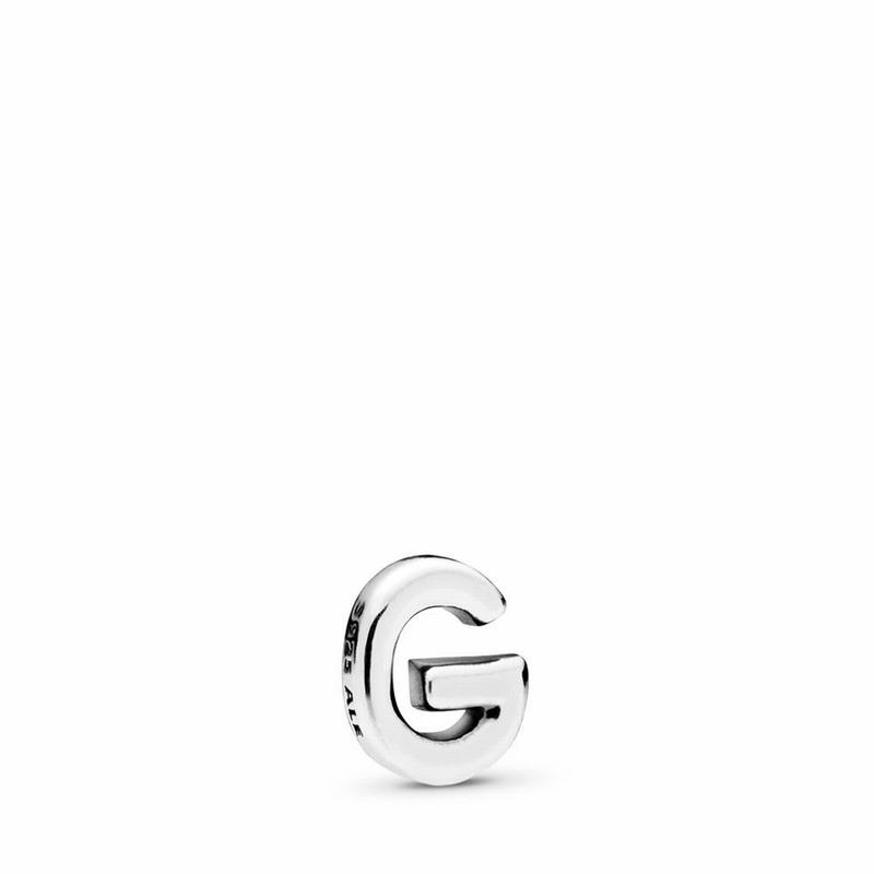 Pandora Letter G Petite Locket Charm - Sterling Silver - Canada | RS2791OT